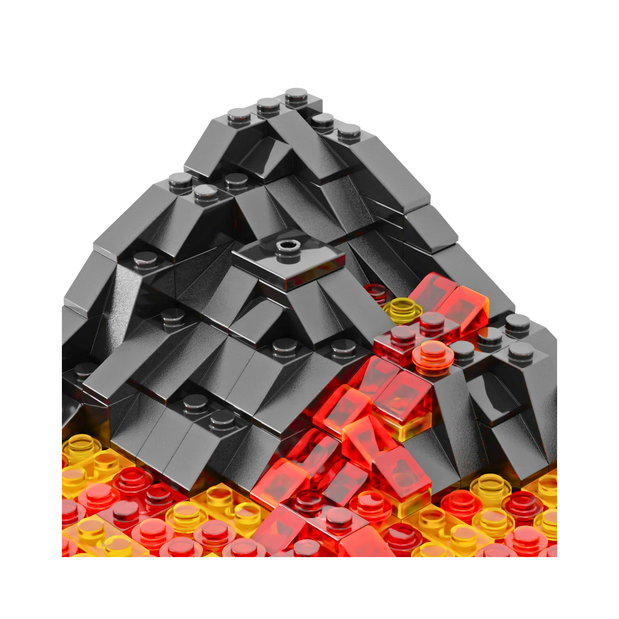 Duel on Mustafar Diorama MOC Building Set – 312pcs - Image 4