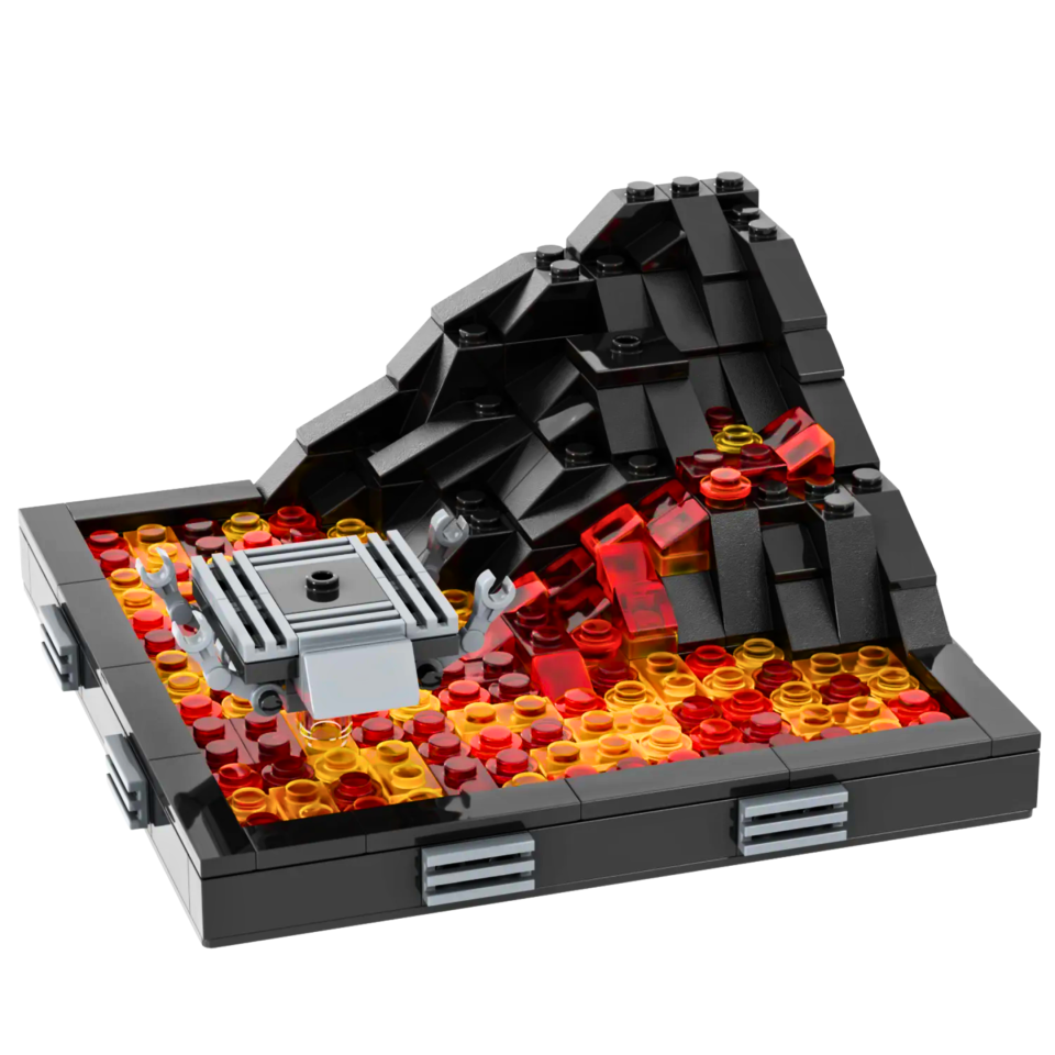 Duel on Mustafar Diorama MOC Building Set – 312pcs