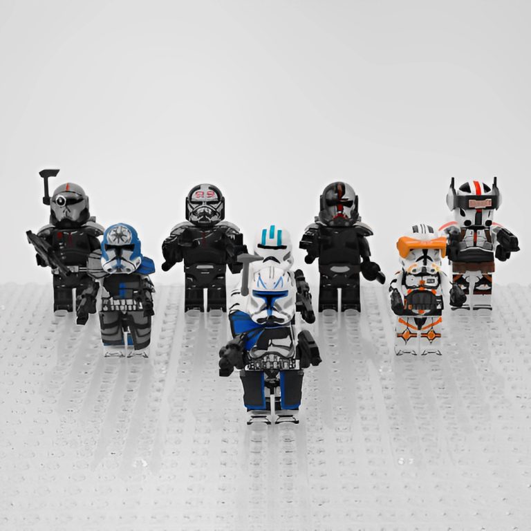 Star Wars Bad Batch Clone Force 99 Minifigures Set - Custom Minifig Bundles
