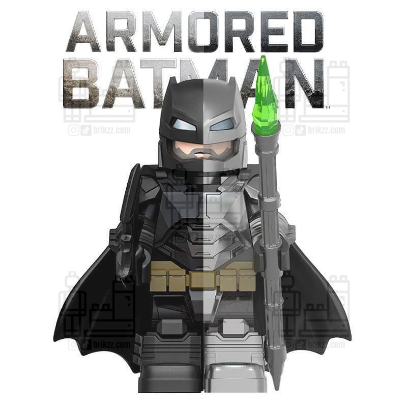 LEGO Batman Armored Minifigure with Cape