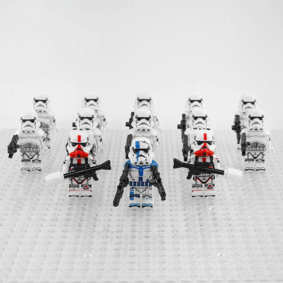 Star Wars Imperial Stormtroopers With Flame Troopers