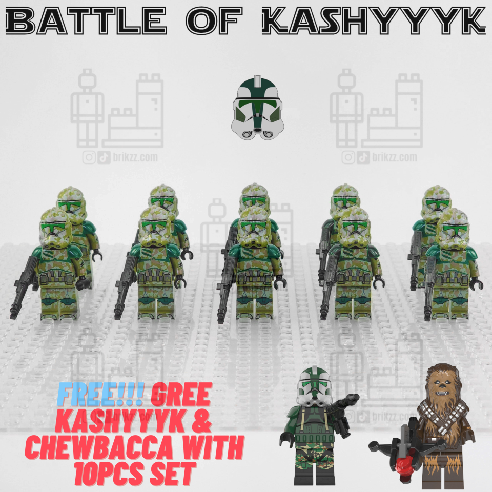 Star Wars Kashyyyk 41st Ranger Clone Trooper Minifigure Set