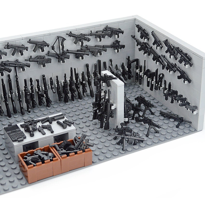Military Weapons Armory Building Blocks Set - Image 5