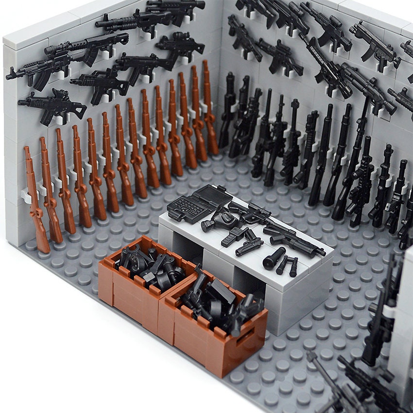 Military Weapons Armory Building Blocks Set - Image 6