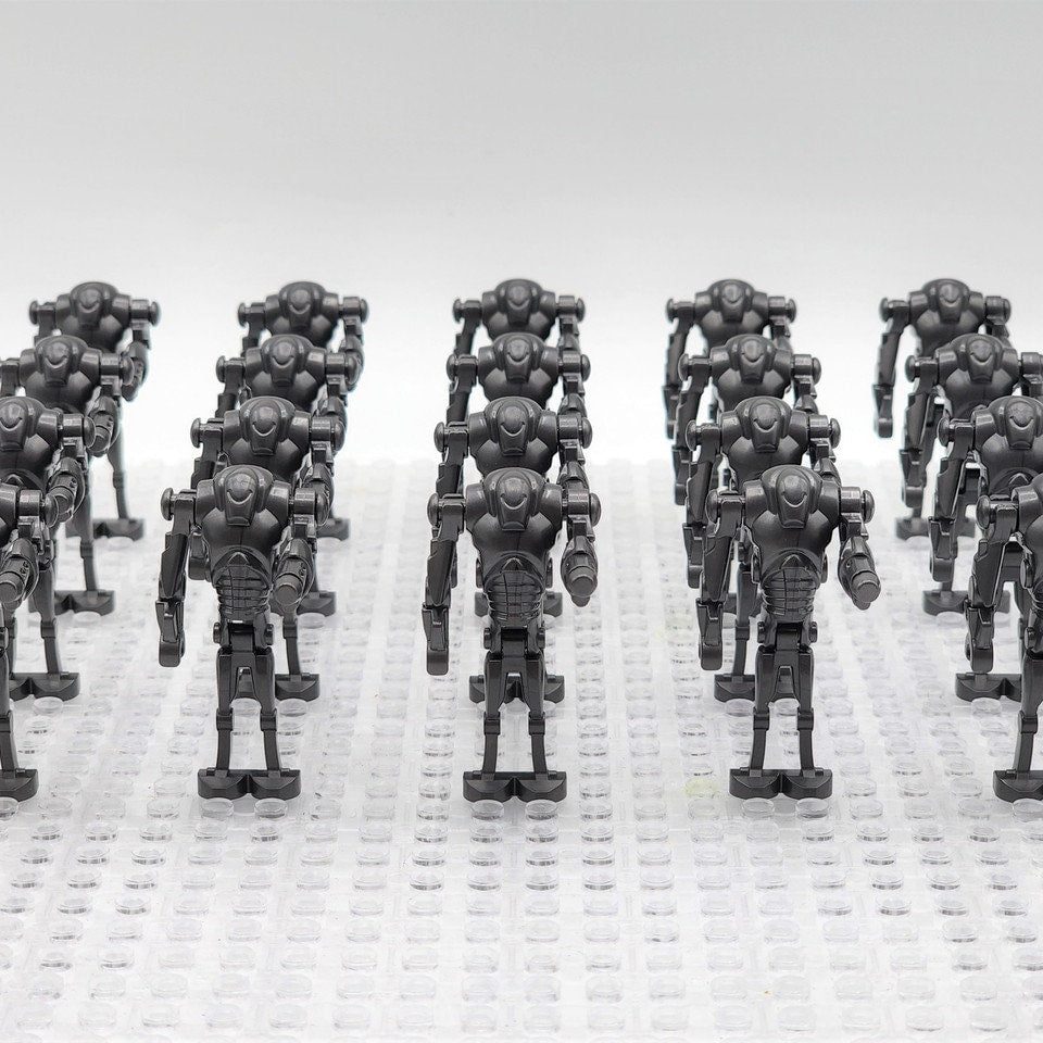 Star Wars Super Battle Droid Minifigure Army Set - Minifig Bundles