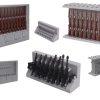Weapons and Guns Rack Building Blocks Set