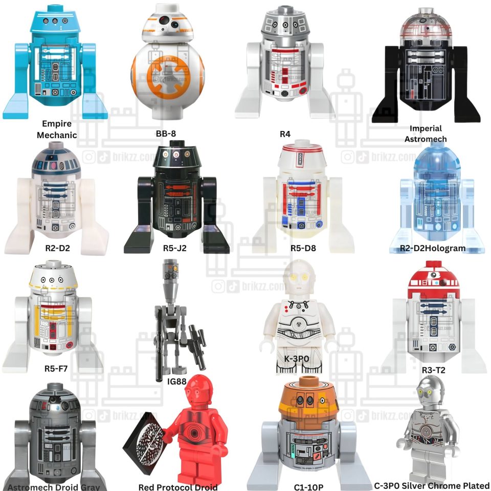 Star Wars Droid Series Minifigure Mega List - Minifig Bundles