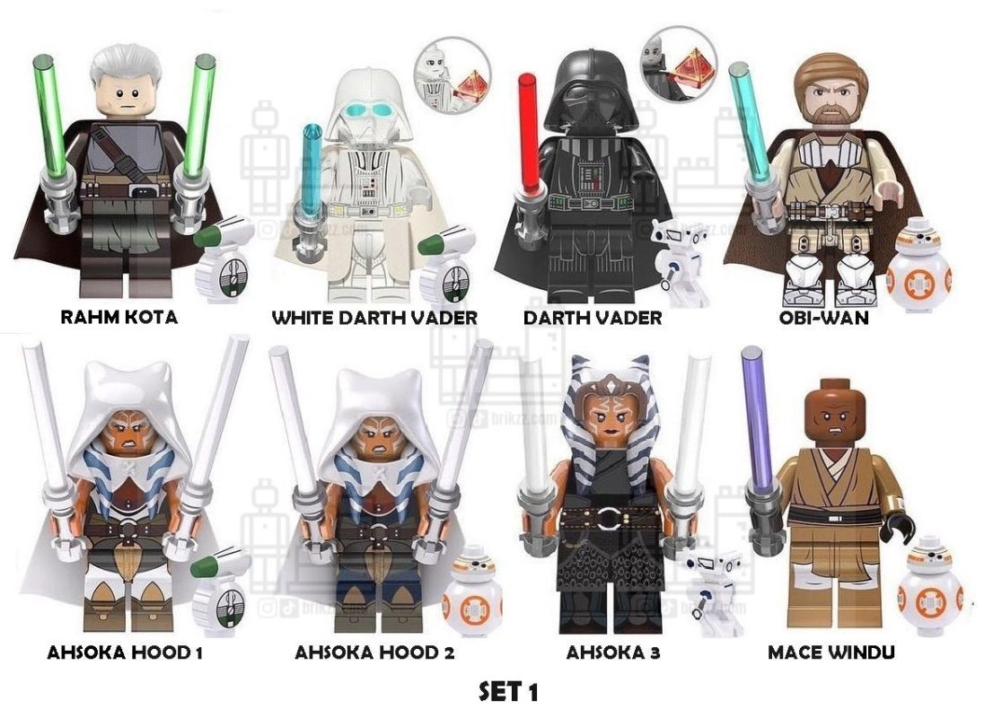 Star Wars NEW Minifigures List With Weapons & Accessories Brikzz