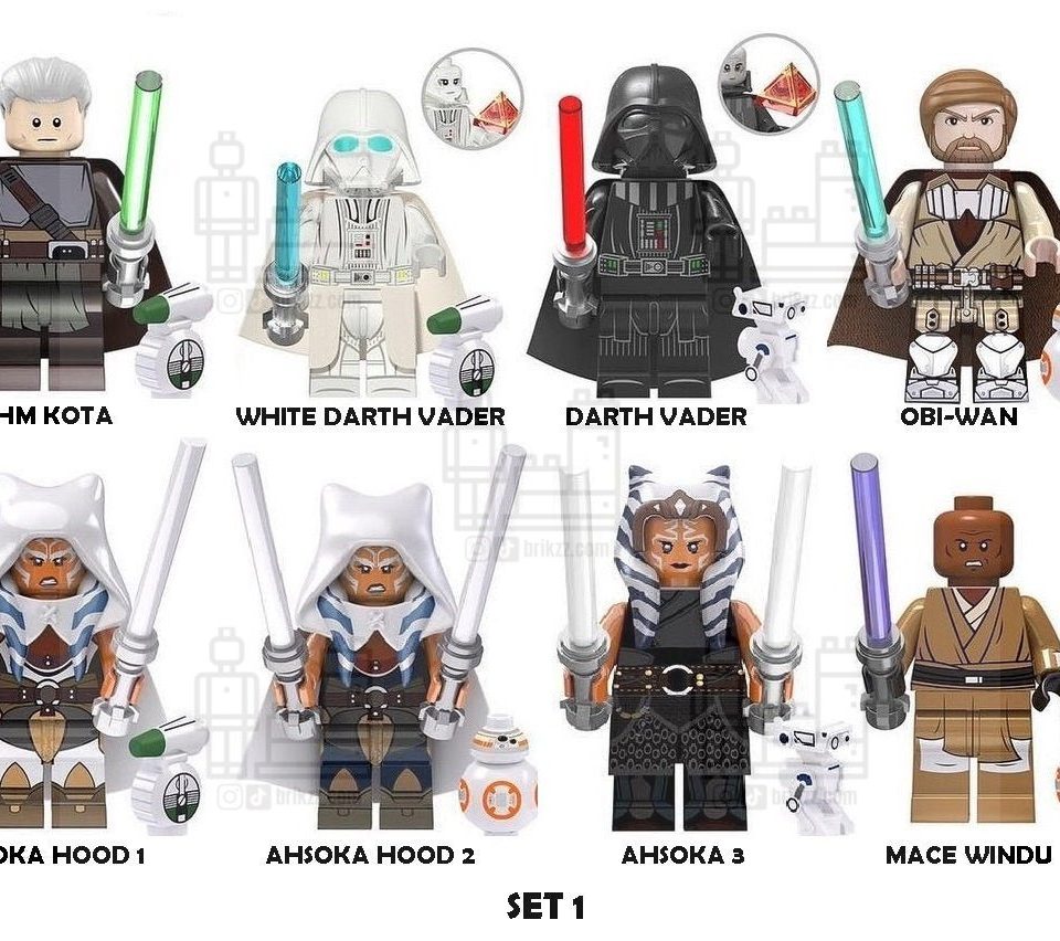 Star Wars NEW Minifigures List With Weapons-1