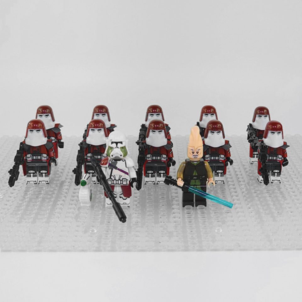 Star Wars Ki-Adi-Mundi, Commander Bacara Minifigure Set - Brikzz