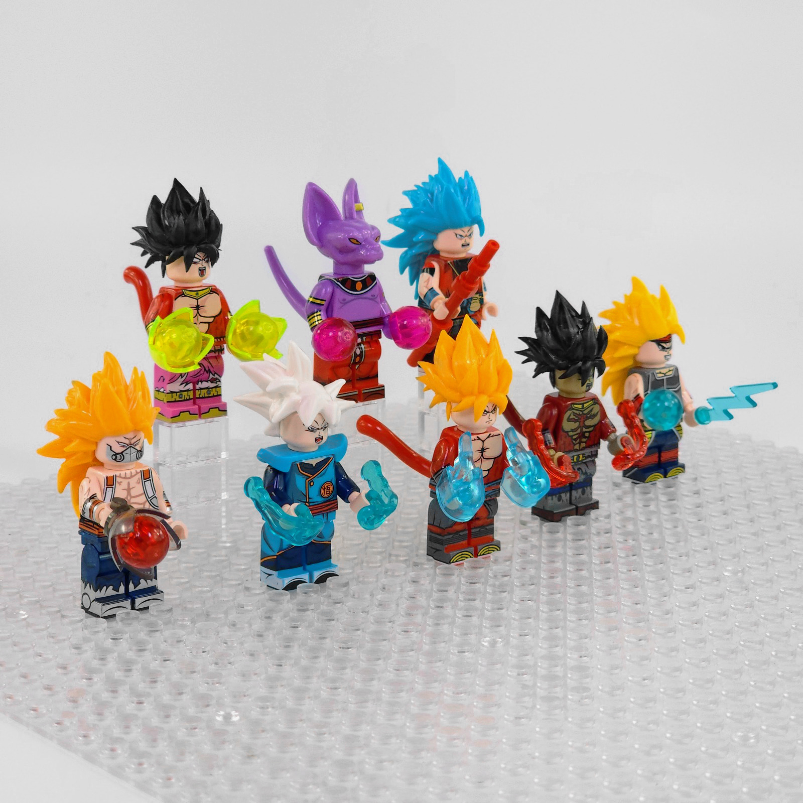 Lot of 6 Dragon Ball Z LEGO Minifigures