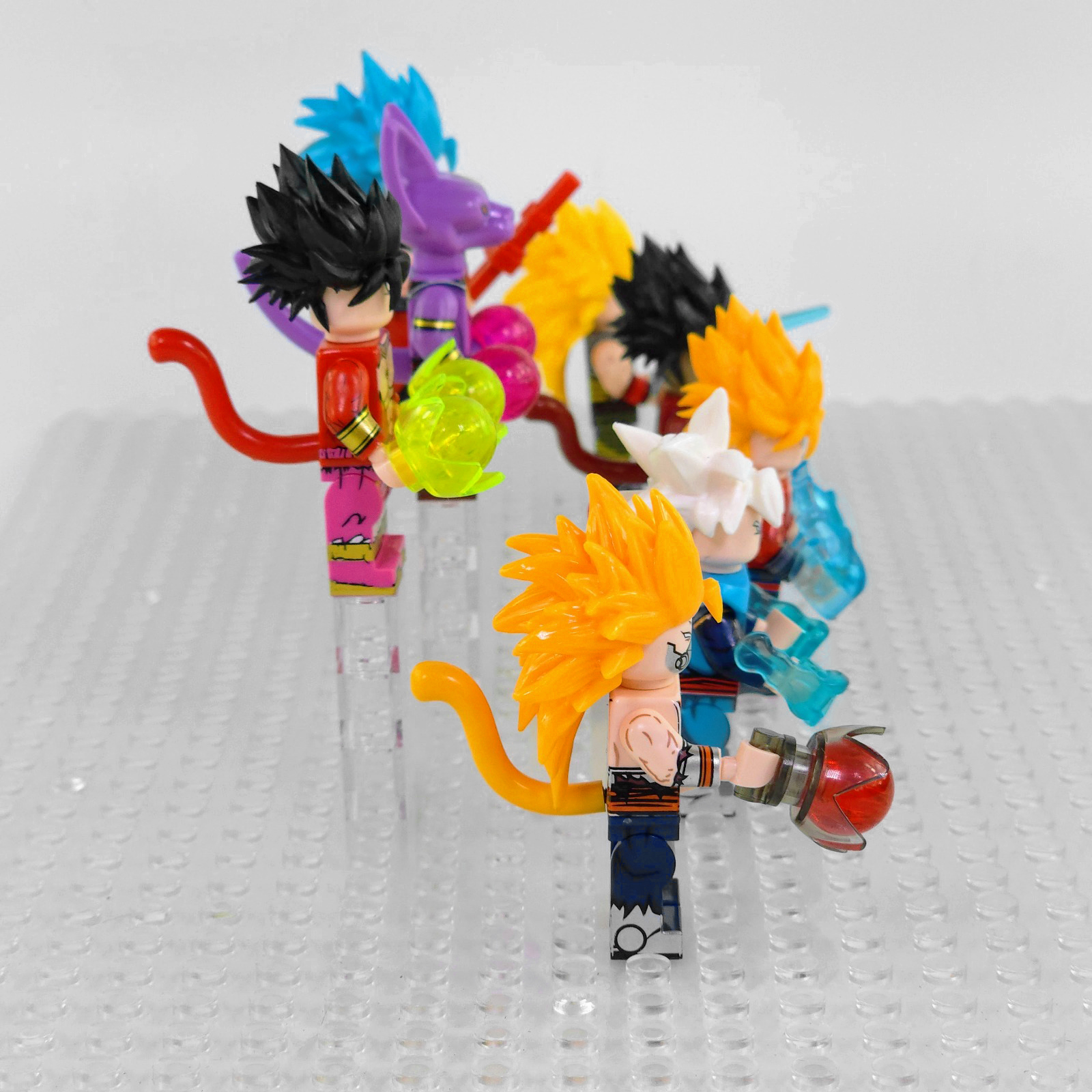 8pcs Dragon Ball Super Broly Vegeta Goku Super Saiyan God Piccolo Mini -  Best Minifigs