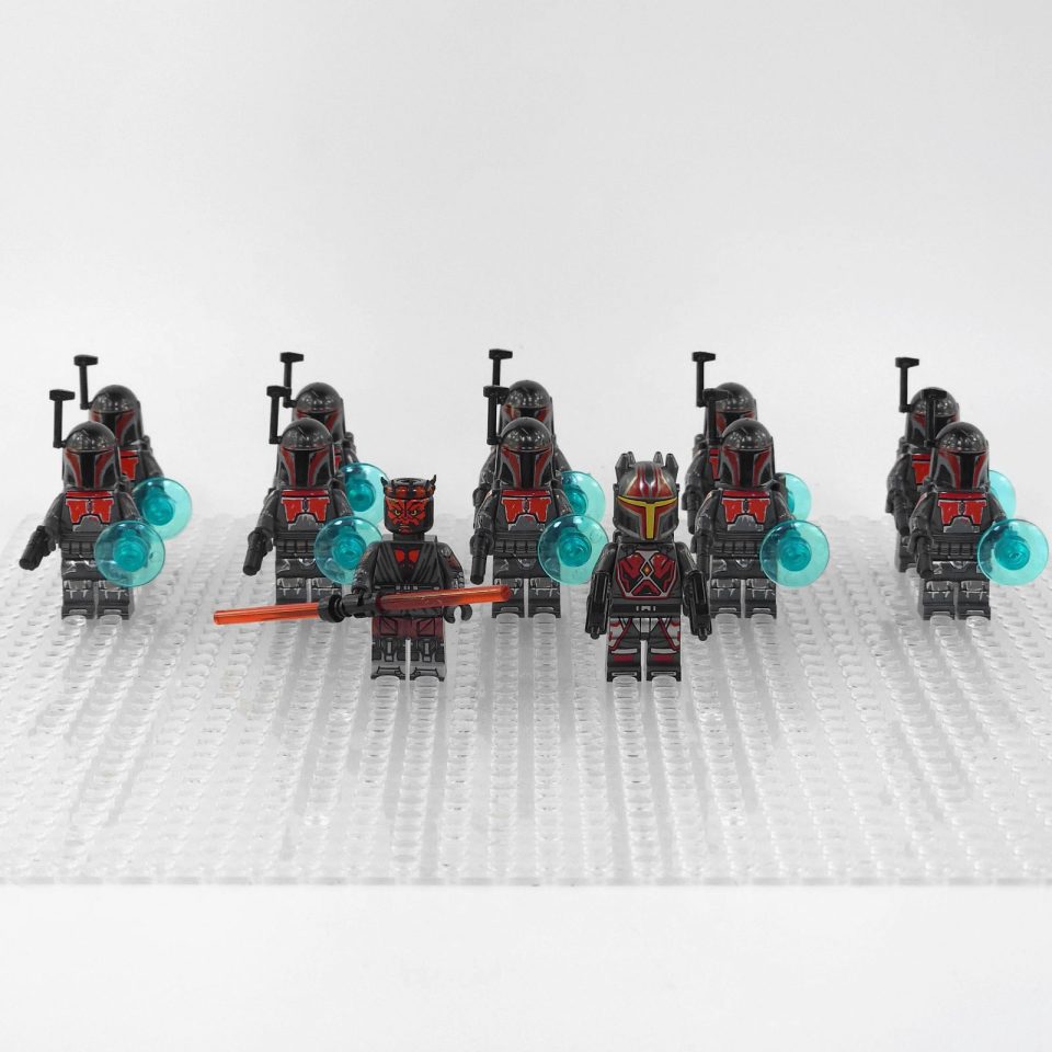 Star Wars Darth Maul Gar Saxon Mandalorian Super Commando Minifigure Set 