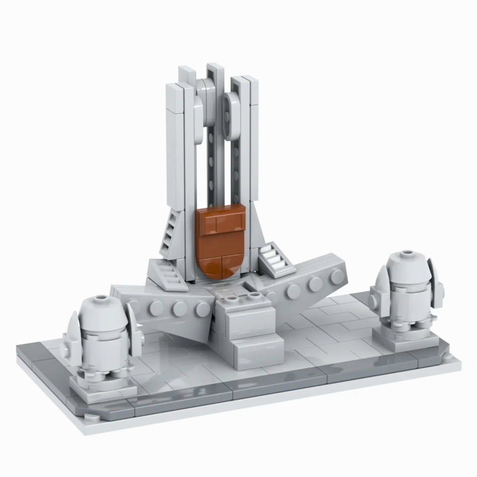 Mandalorian Kalevala Kryze Castle Throne MOC Diorama – 143pcs