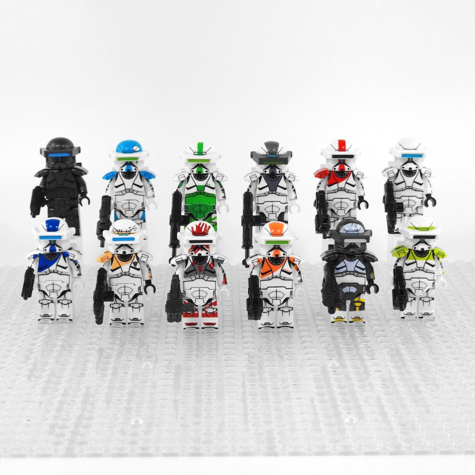 Star Wars Republic Clone Commandos Minifigures Set - Battle Packs and Sets