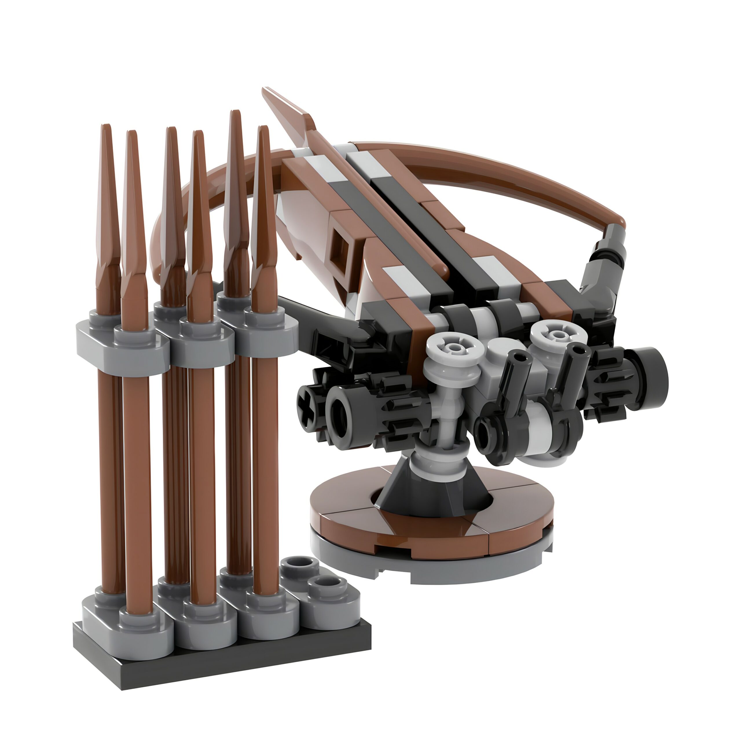 Medieval Bow and Arrow Siege Weapon MOC Building Set - Image 4