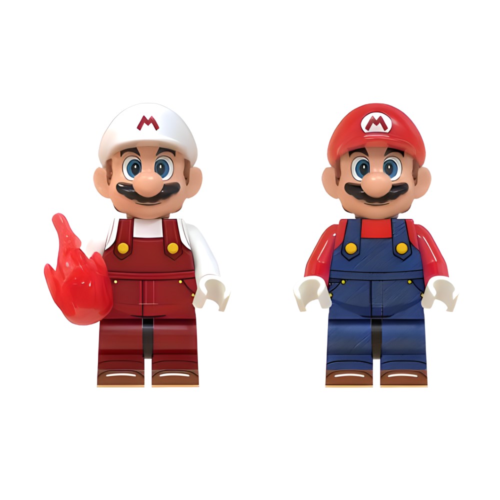Super Mario Brothers Bowser Mario Luigi Toad Princess Yoshi Minifigure Set  of 10pcs – Brikzz