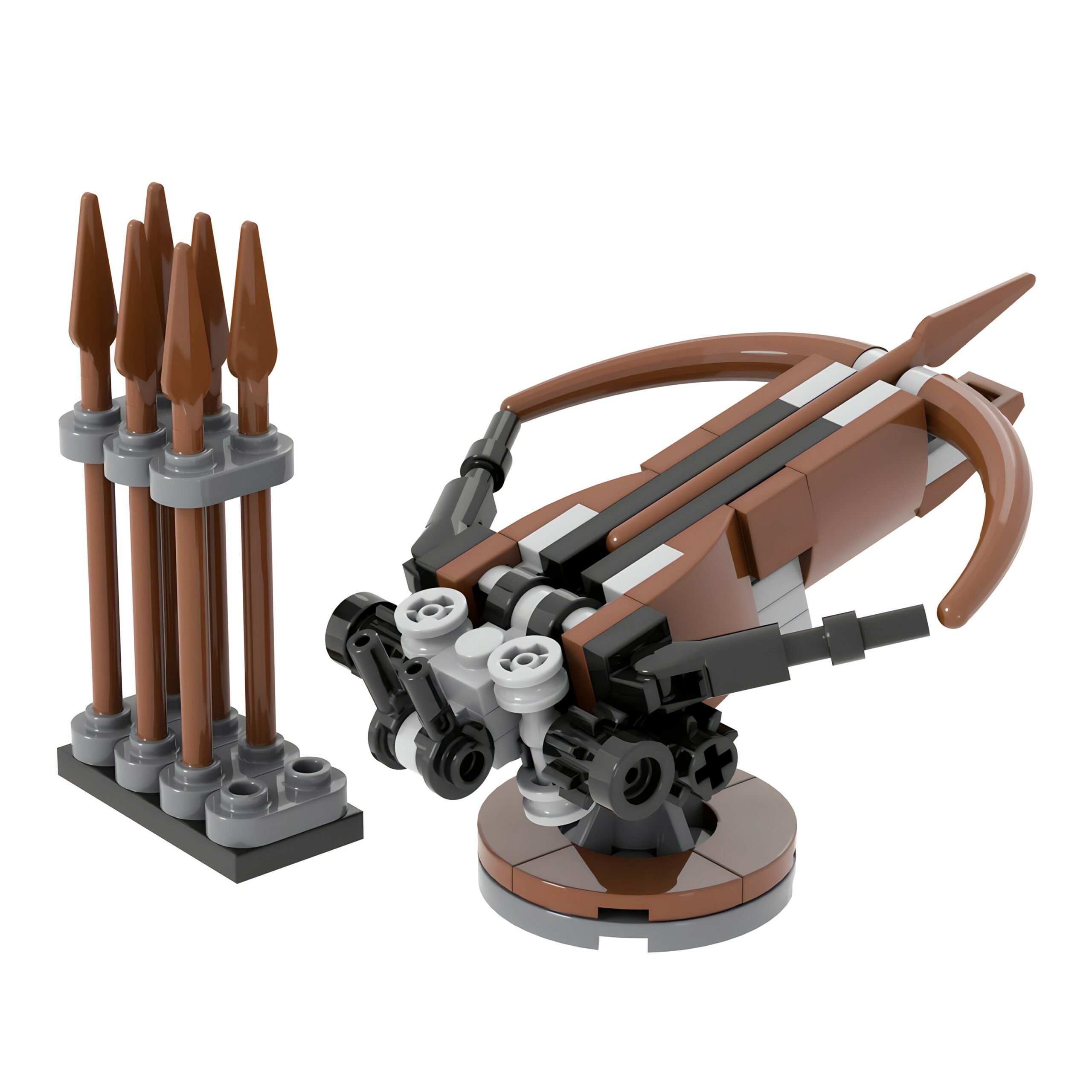 Medieval Bow and Arrow Siege Weapon MOC Building Set - Image 5