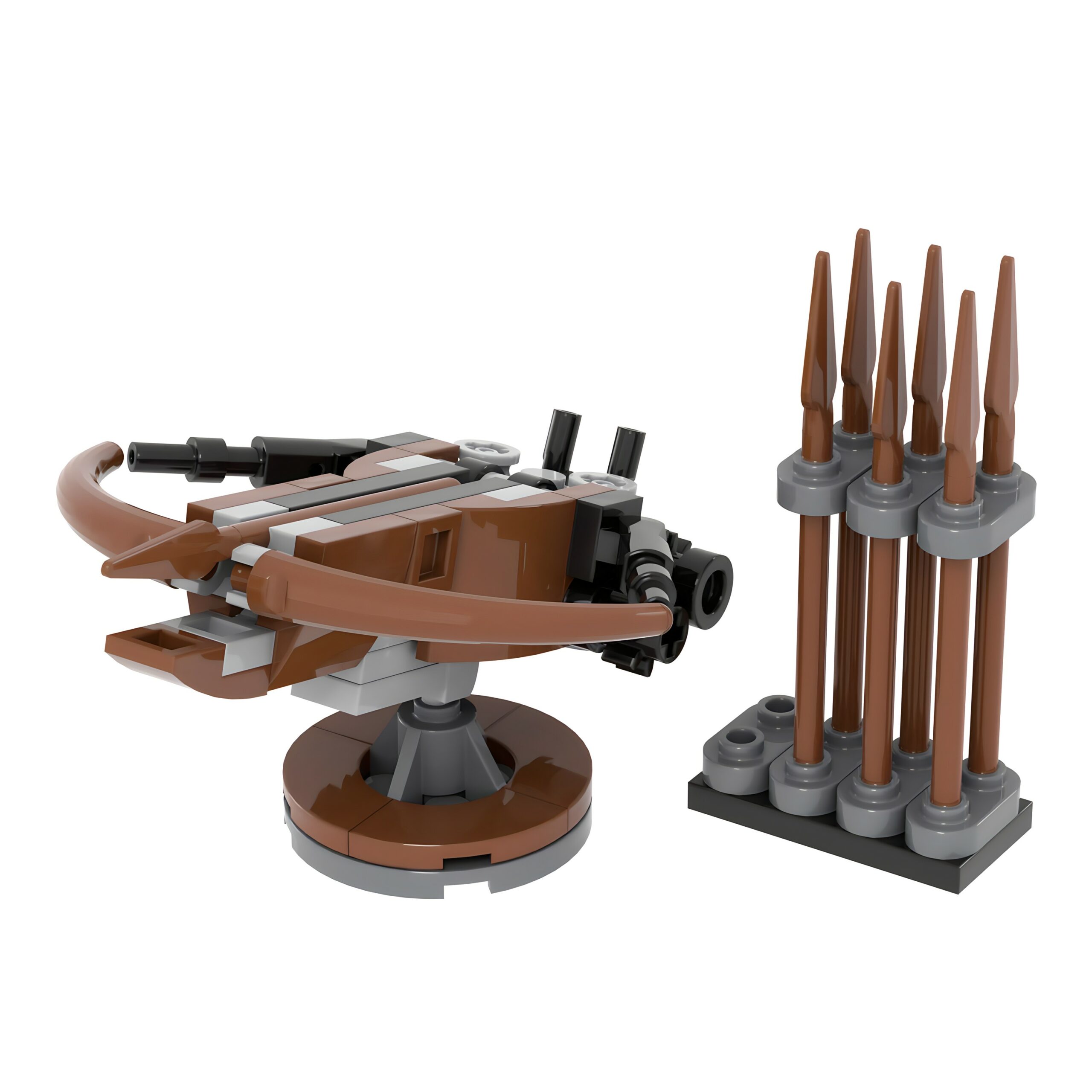 Medieval Bow and Arrow Siege Weapon MOC Building Set - Image 6