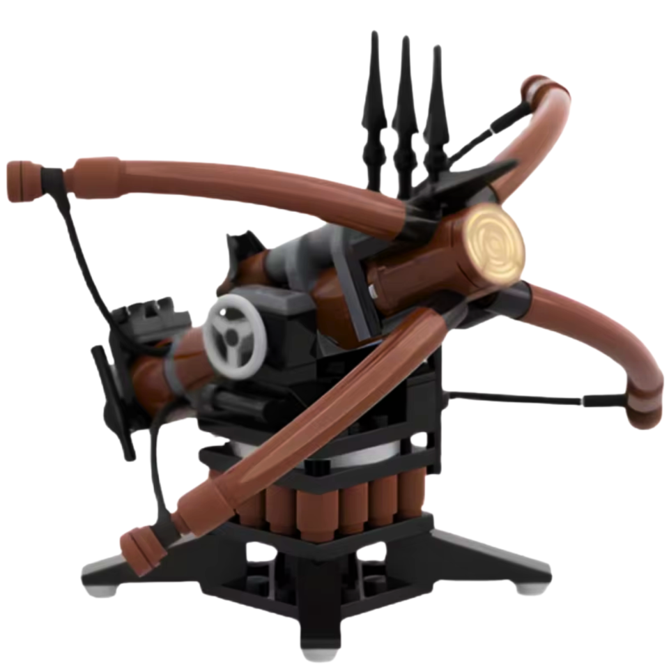 Medieval Rotating Ballista War Machine Building Blocks Set