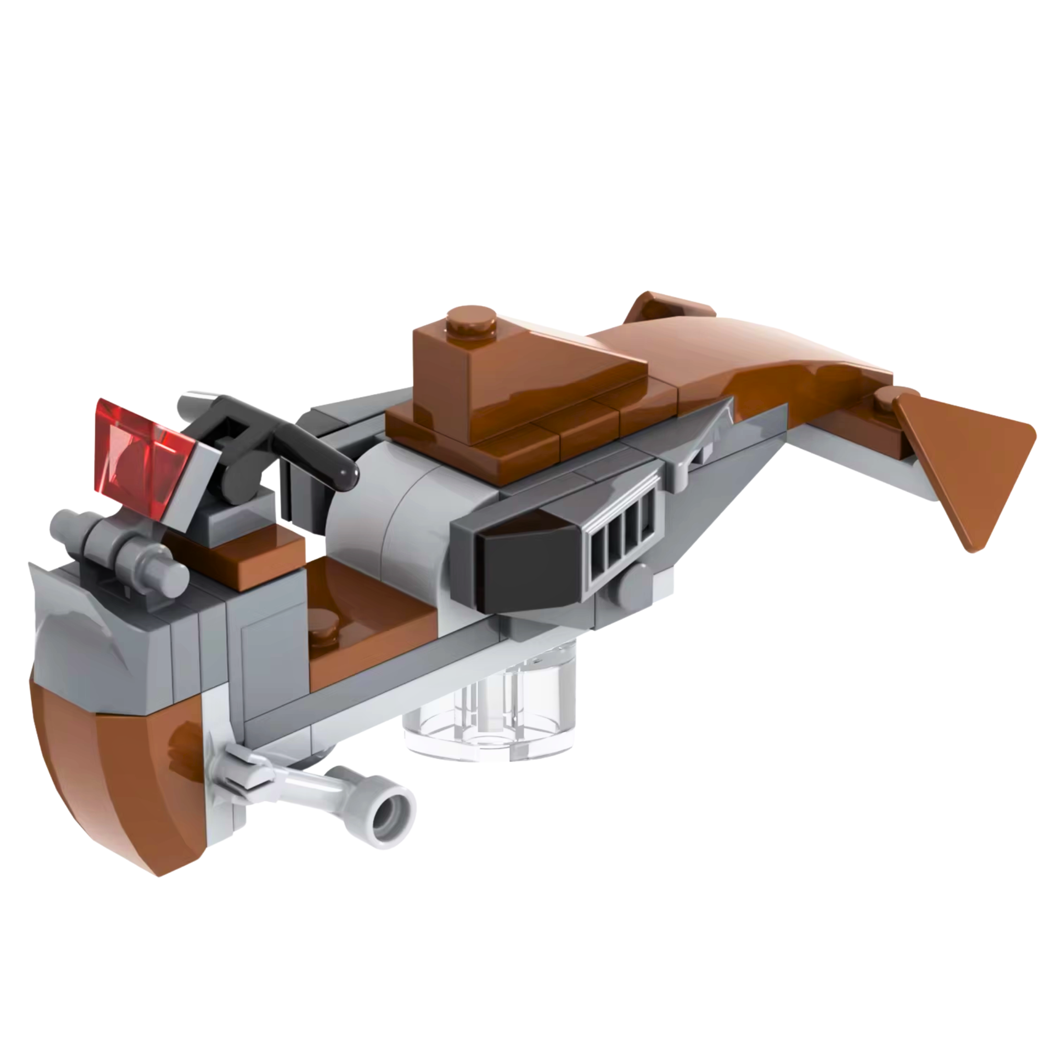 Count Dooku's Flitknot Speeder MOC Building Set – 48pcs - Image 2