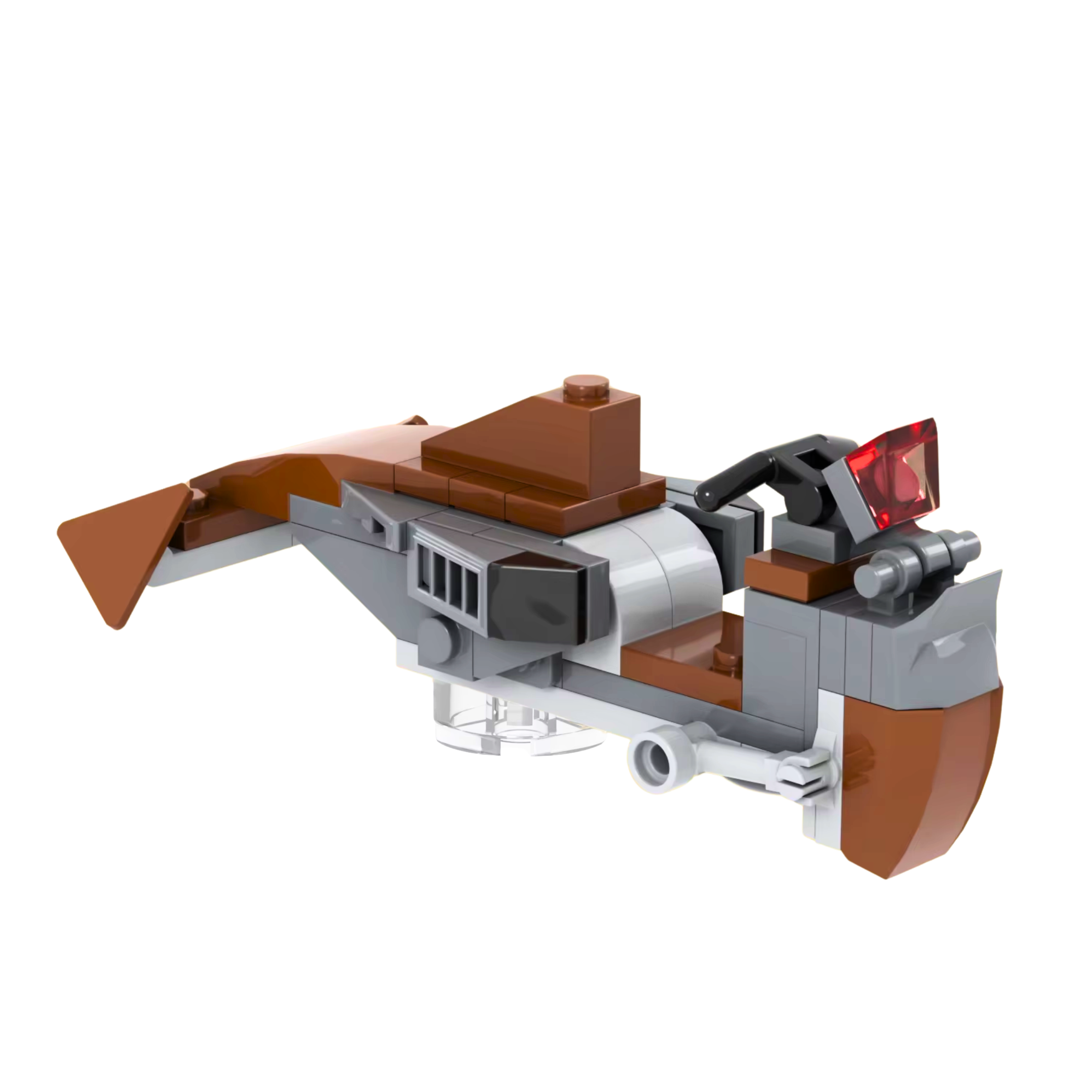 Count Dooku's Flitknot Speeder MOC Building Set – 48pcs