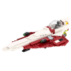 Obi-Wan Kenobi Delta-7 Aethersprite-Class Light Interceptor MOC Building Set - 261pcs