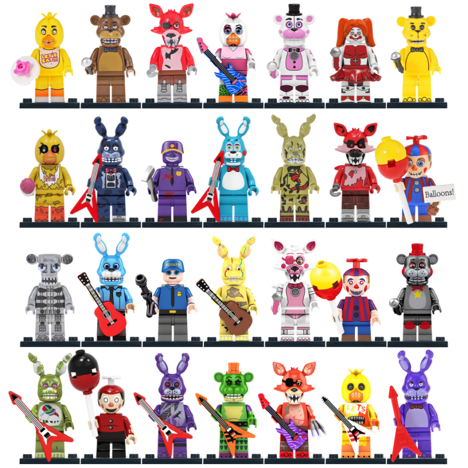 Fives Nights At Freddy Minifigures