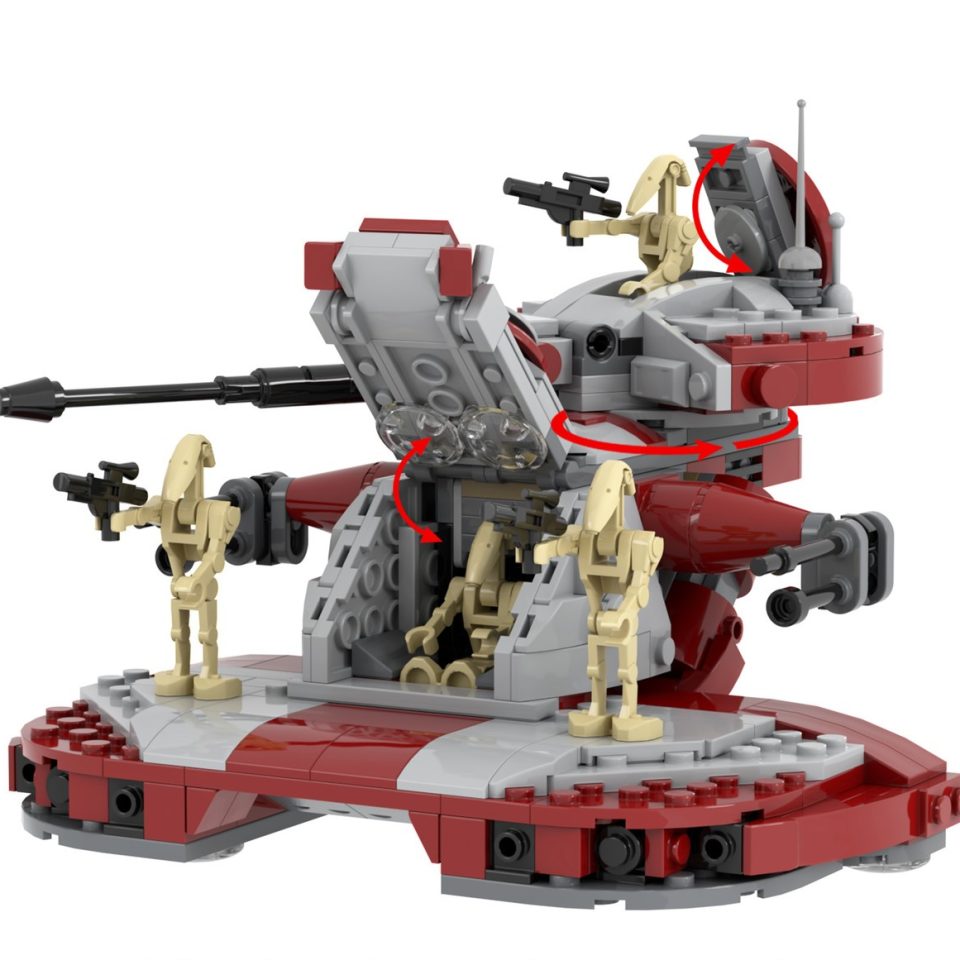 Star Wars Armored Assault Tank Red-1