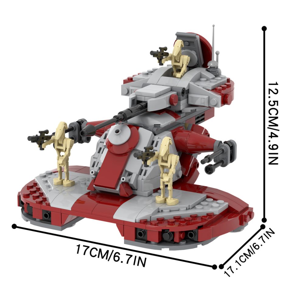 Star Wars Armored Assault Tank Red-2