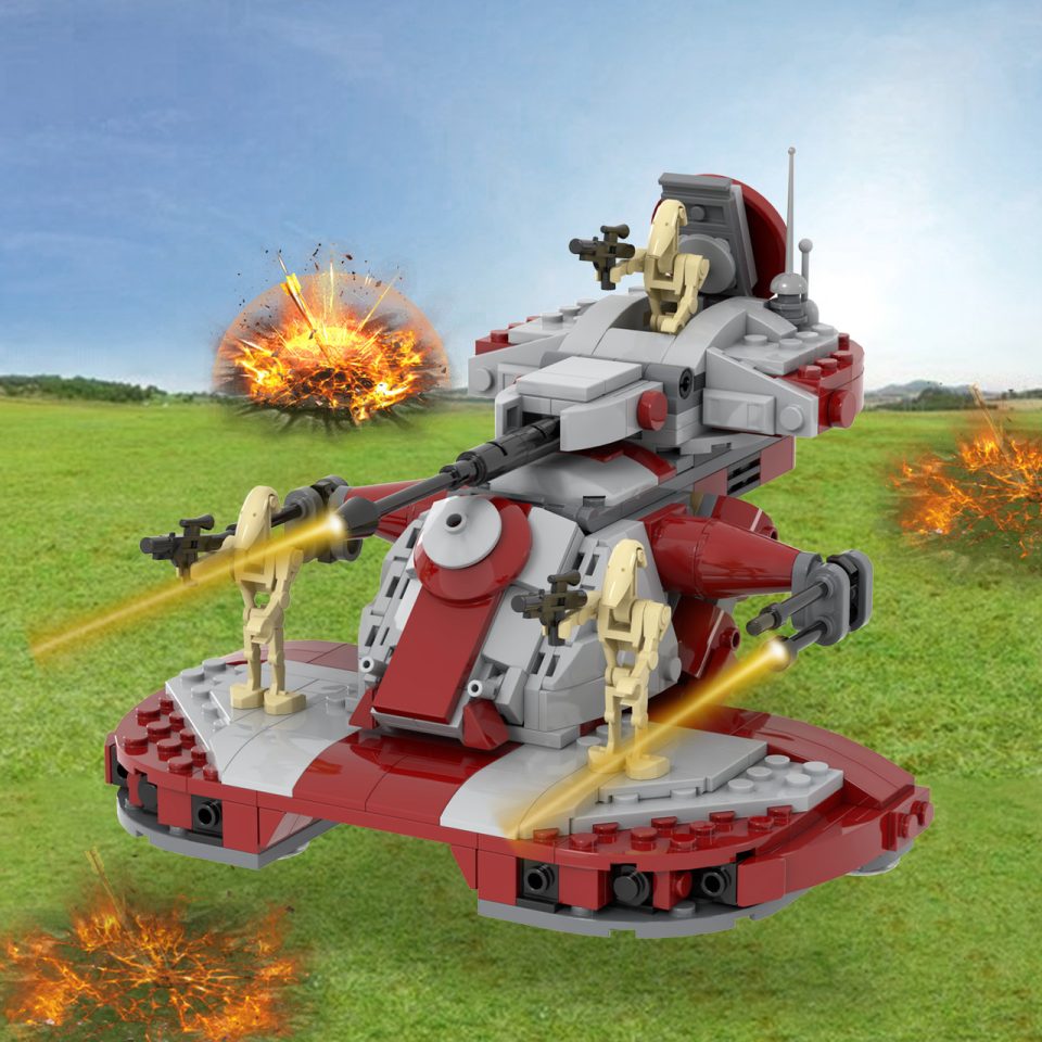 Star Wars Armored Assault Tank Red