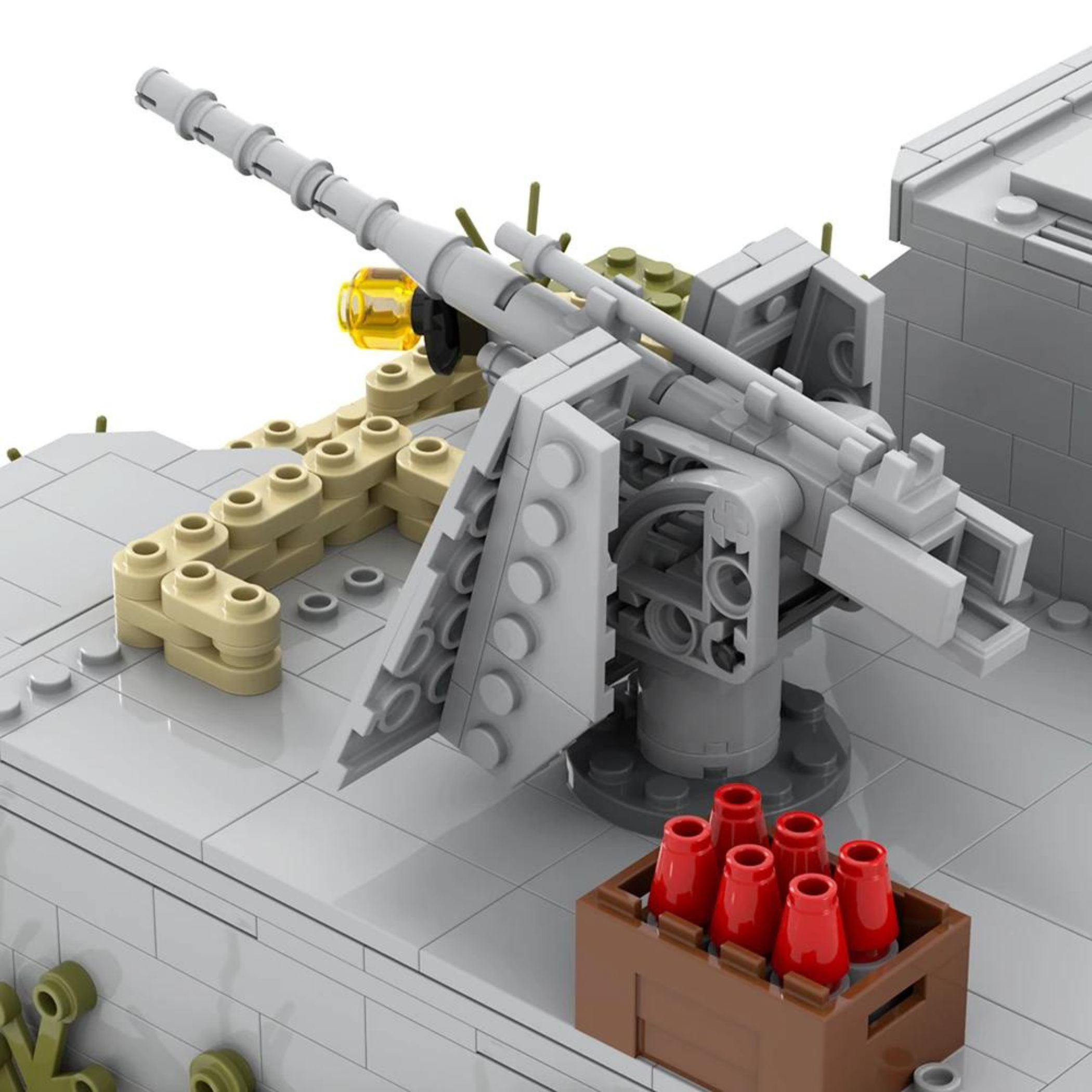 WWII Military Bunker Outpost Building Blocks Set - Image 4