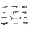 Modern Military & Tactical Gear Weapons Pack for Minifigures