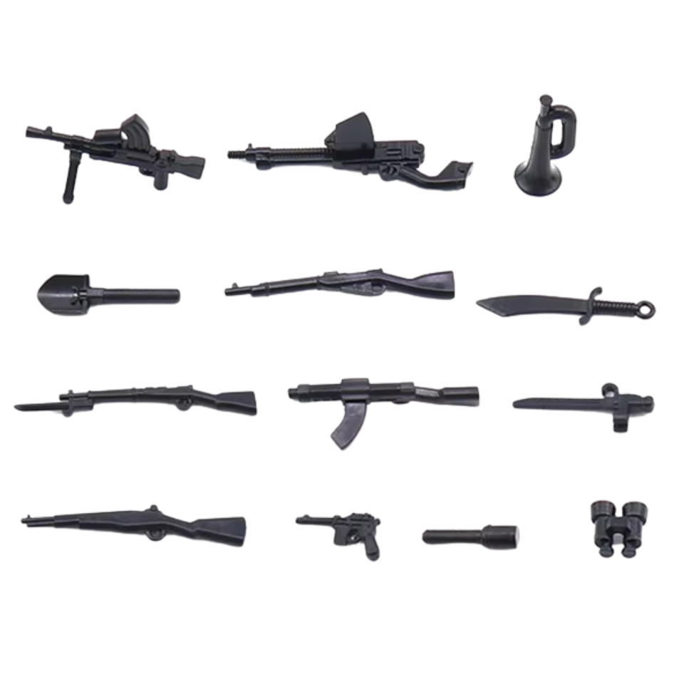 WW2 Soviet Weapons Pack for Minifigures