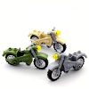 WW2 Military Motorcycle Building Blocks Set