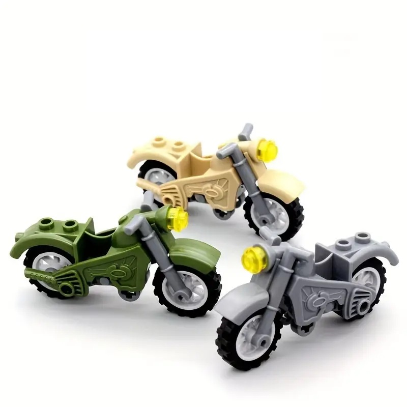 WW2 Military Motorcycle Building Blocks Set