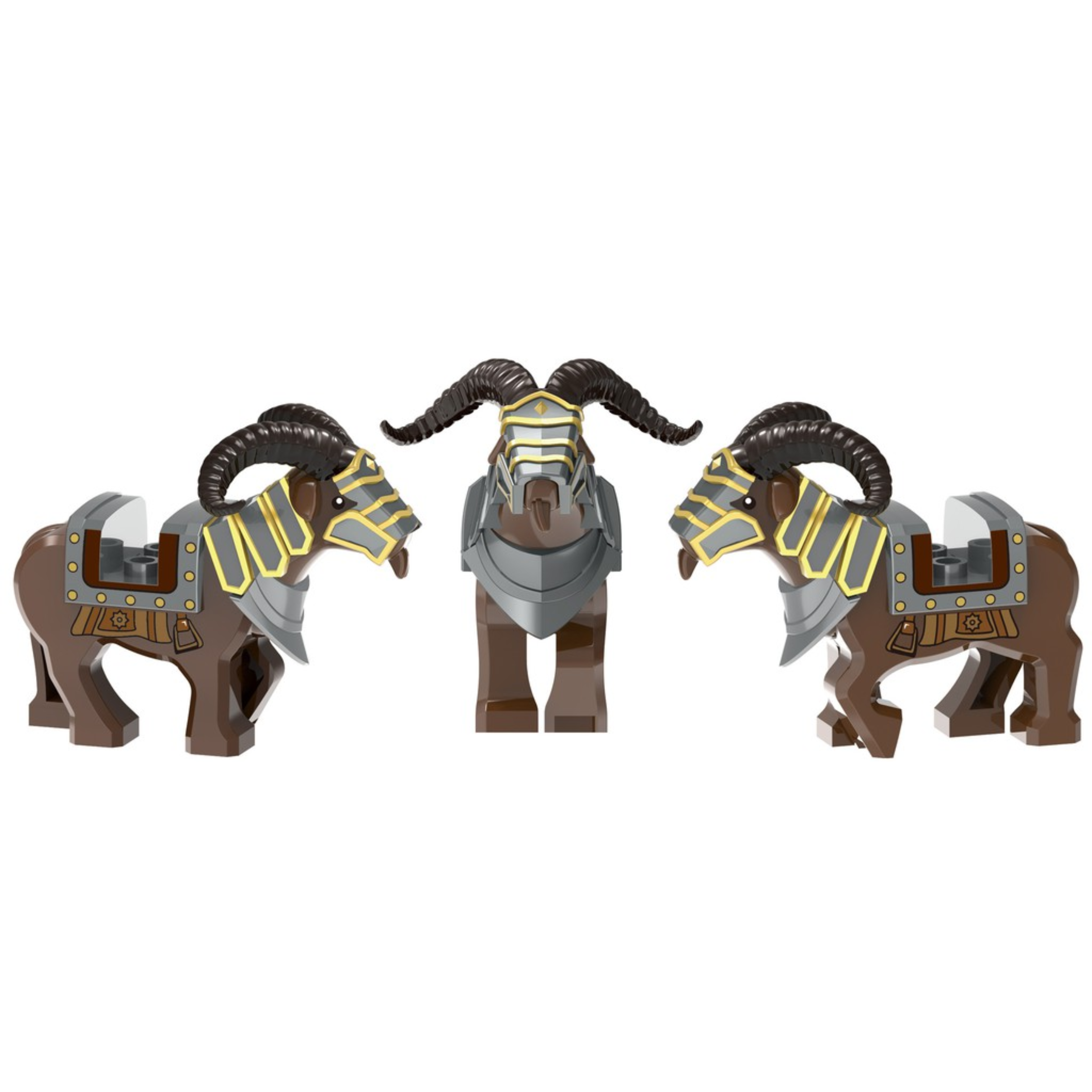 Armored War Goat for Minifigures Building Blocks Set - Image 2