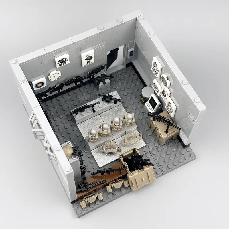Modern US Military Weapons Armory Building Blocks Set - Image 2
