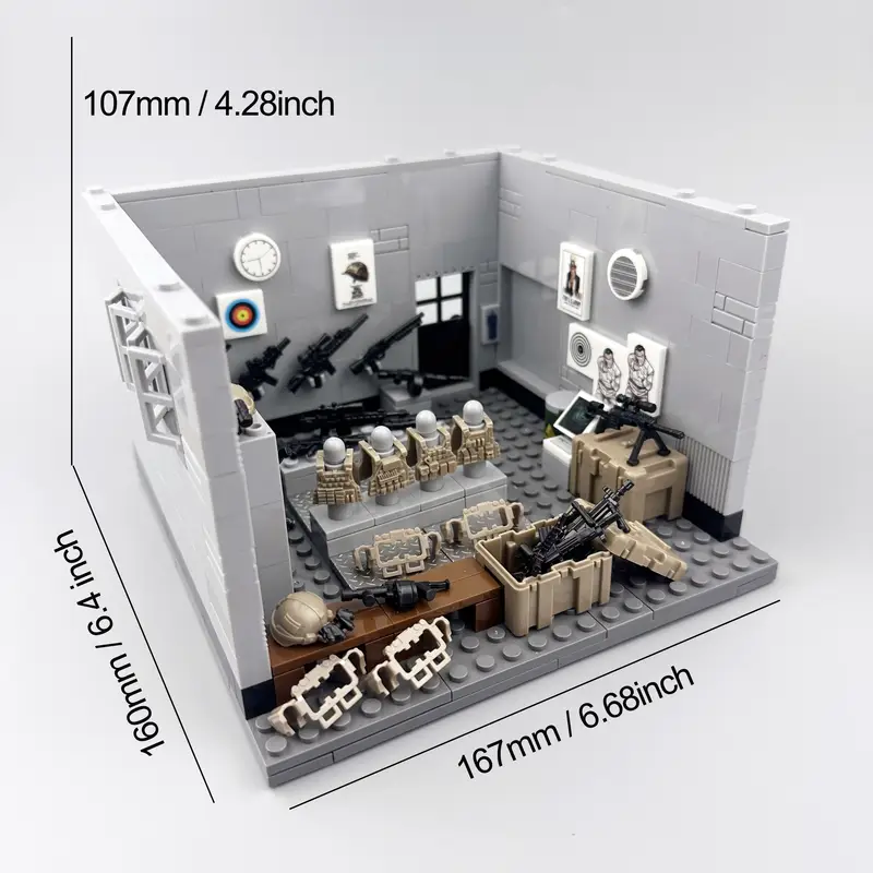 Modern US Military Weapons Armory Building Blocks Set - Image 6