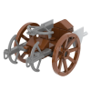 Medieval Crossbow War Cart Building Blocks Set
