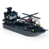 SWAT Helicopter Carrier Gunboat Building Blocks Set