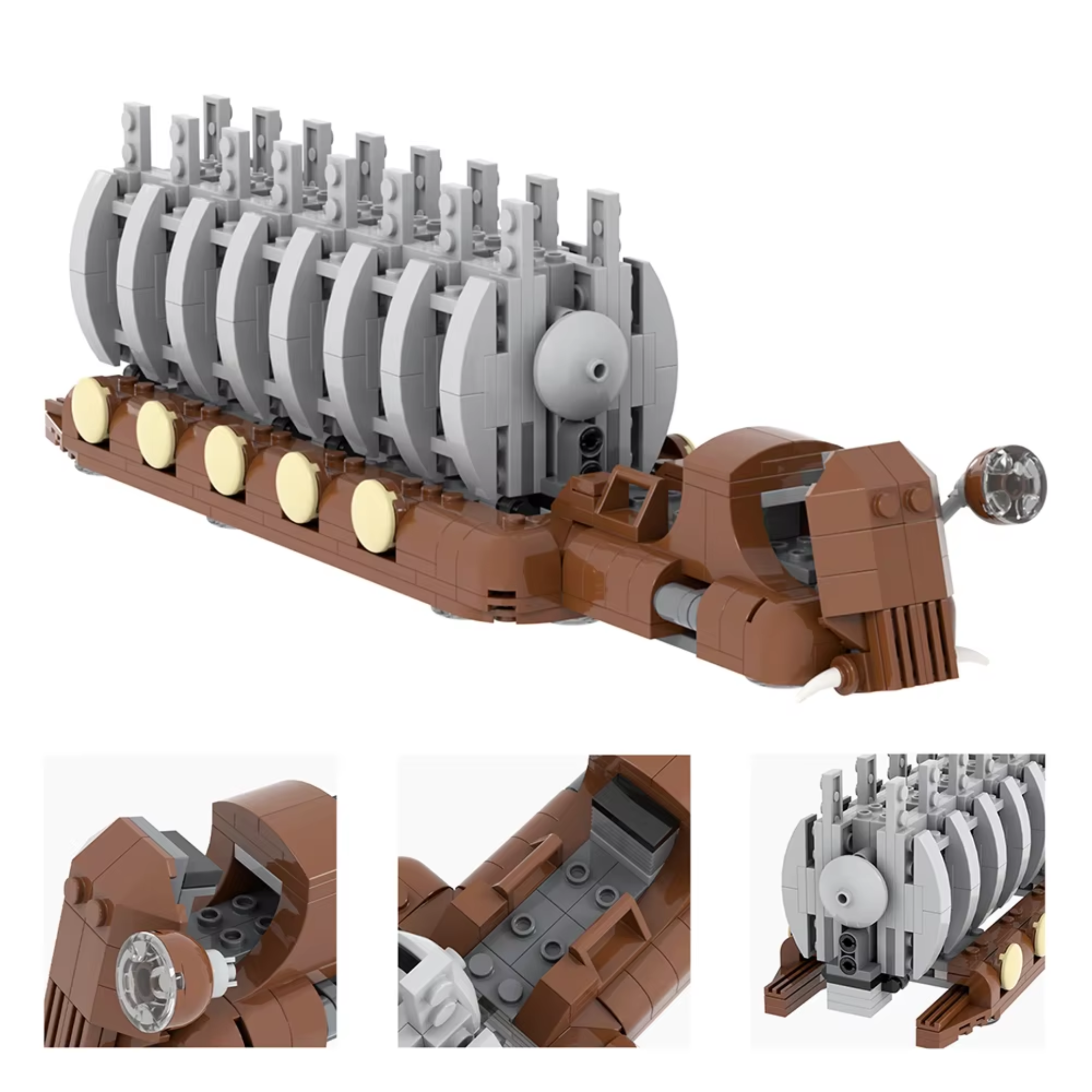 Trade Federation Platoon Attack Craft (PAC) Battle Droid Transport Building Blocks Set - Image 4