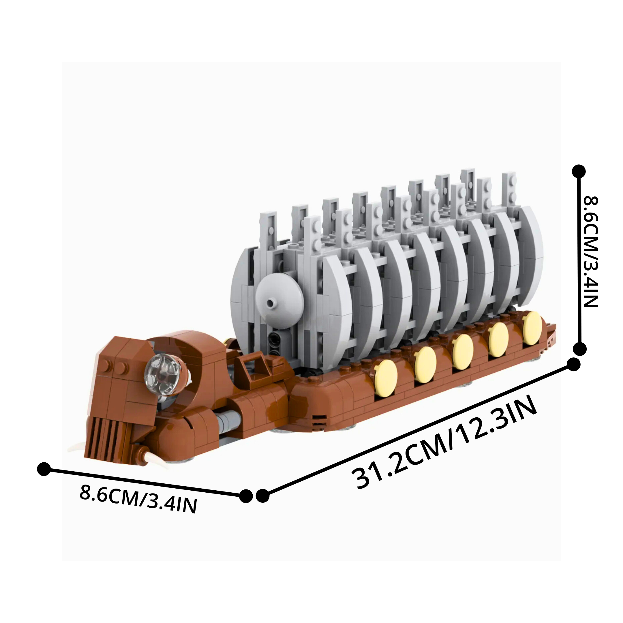 Trade Federation Platoon Attack Craft (PAC) Battle Droid Transport Building Blocks Set - Image 5