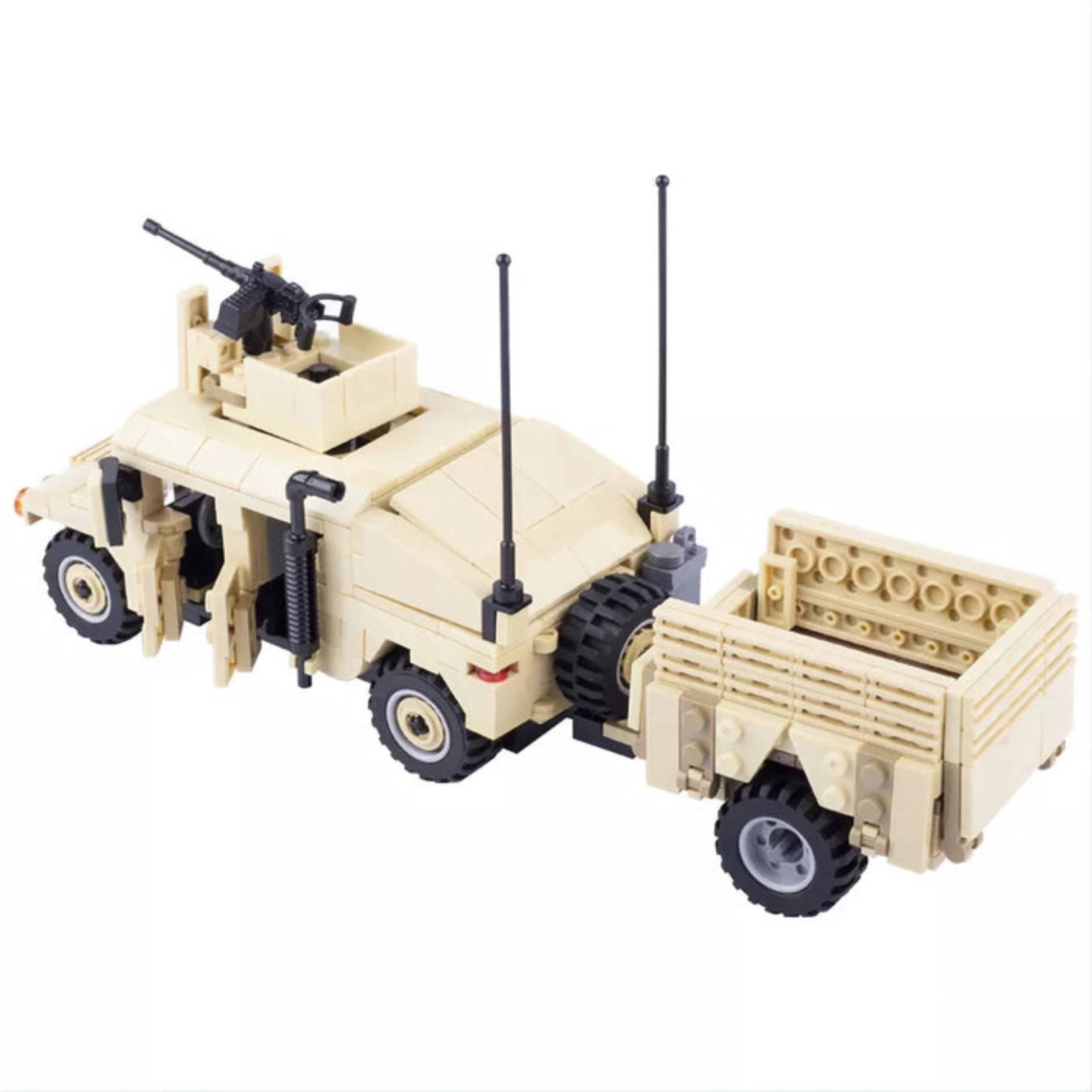 US Desert Humvee Military Vehicle Building Blocks Set - Image 5