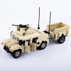 US Desert Humvee Military Vehicle Building Blocks Set