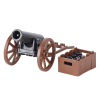 Wheeled Field Cannon Building Block Set