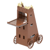 Medieval Siege Tower Building Block Set