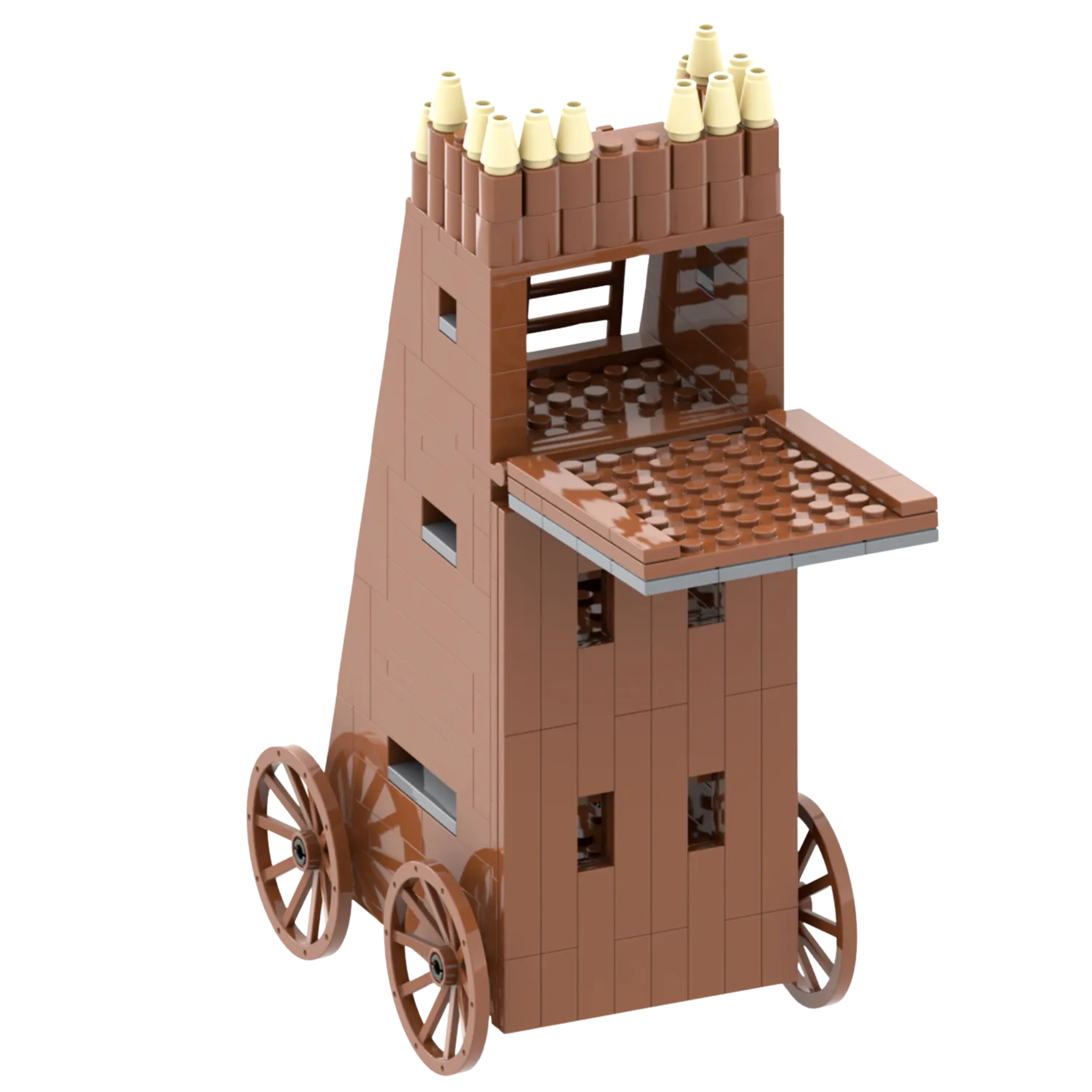 Medieval Siege Tower Building Block Set - Image 2