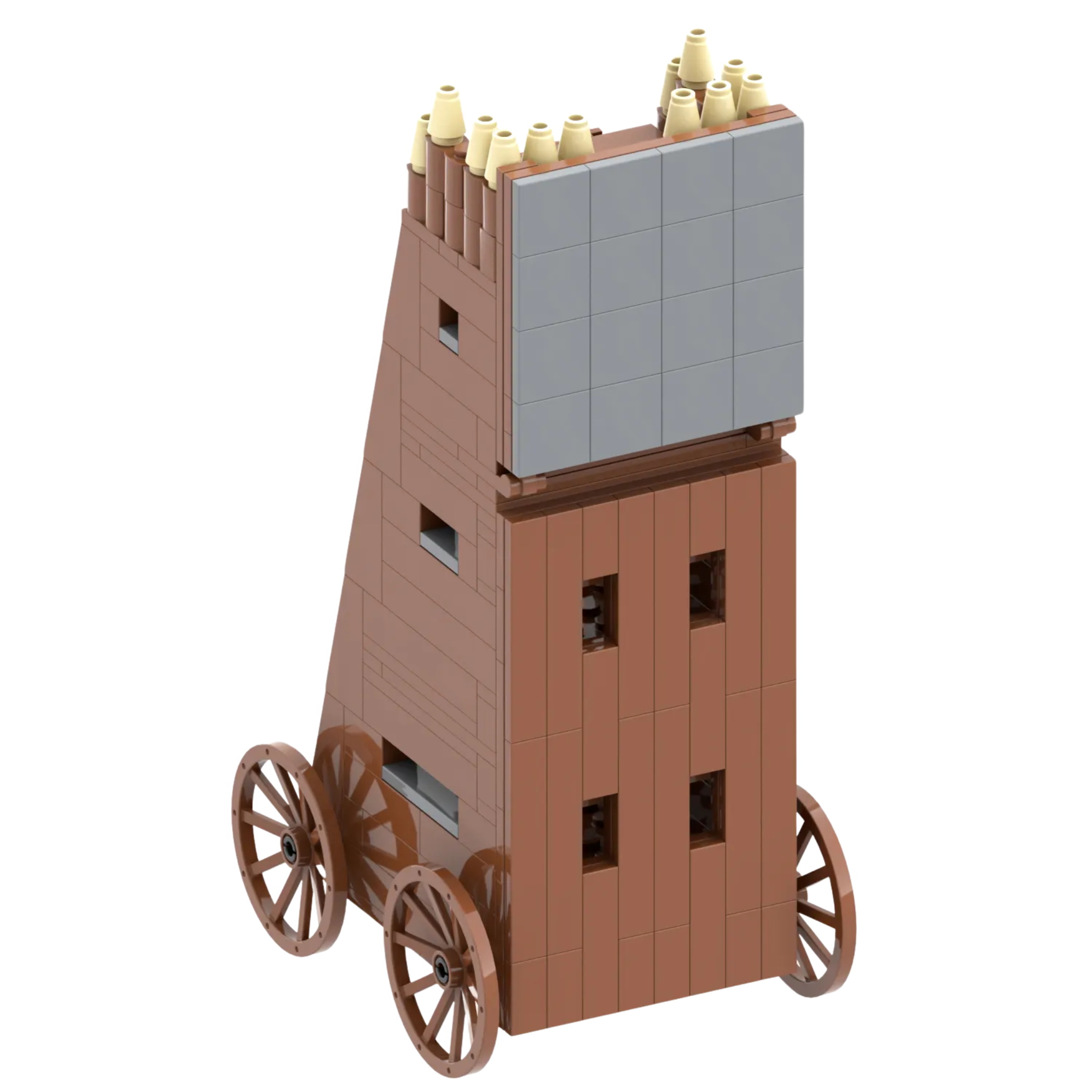 Medieval Siege Tower Building Block Set - Image 4