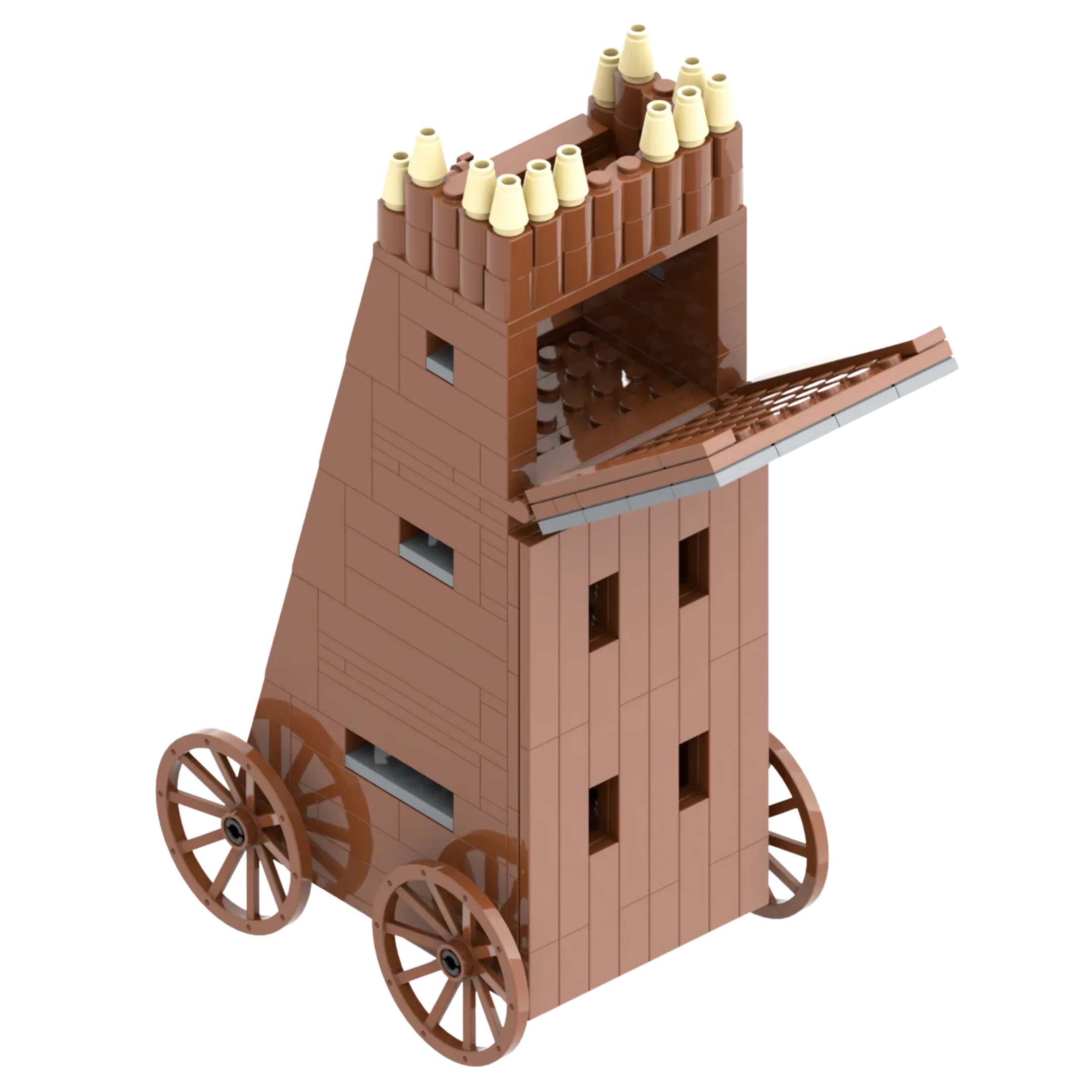 Medieval Siege Tower Building Block Set - Image 5